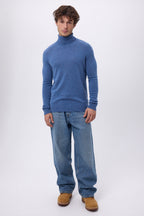 Cuello alto Harry - Azul vaquero - Hombre