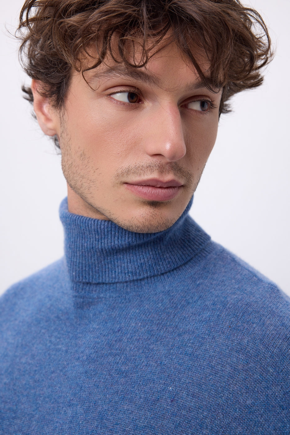 Cuello alto Harry - Azul vaquero - Hombre
