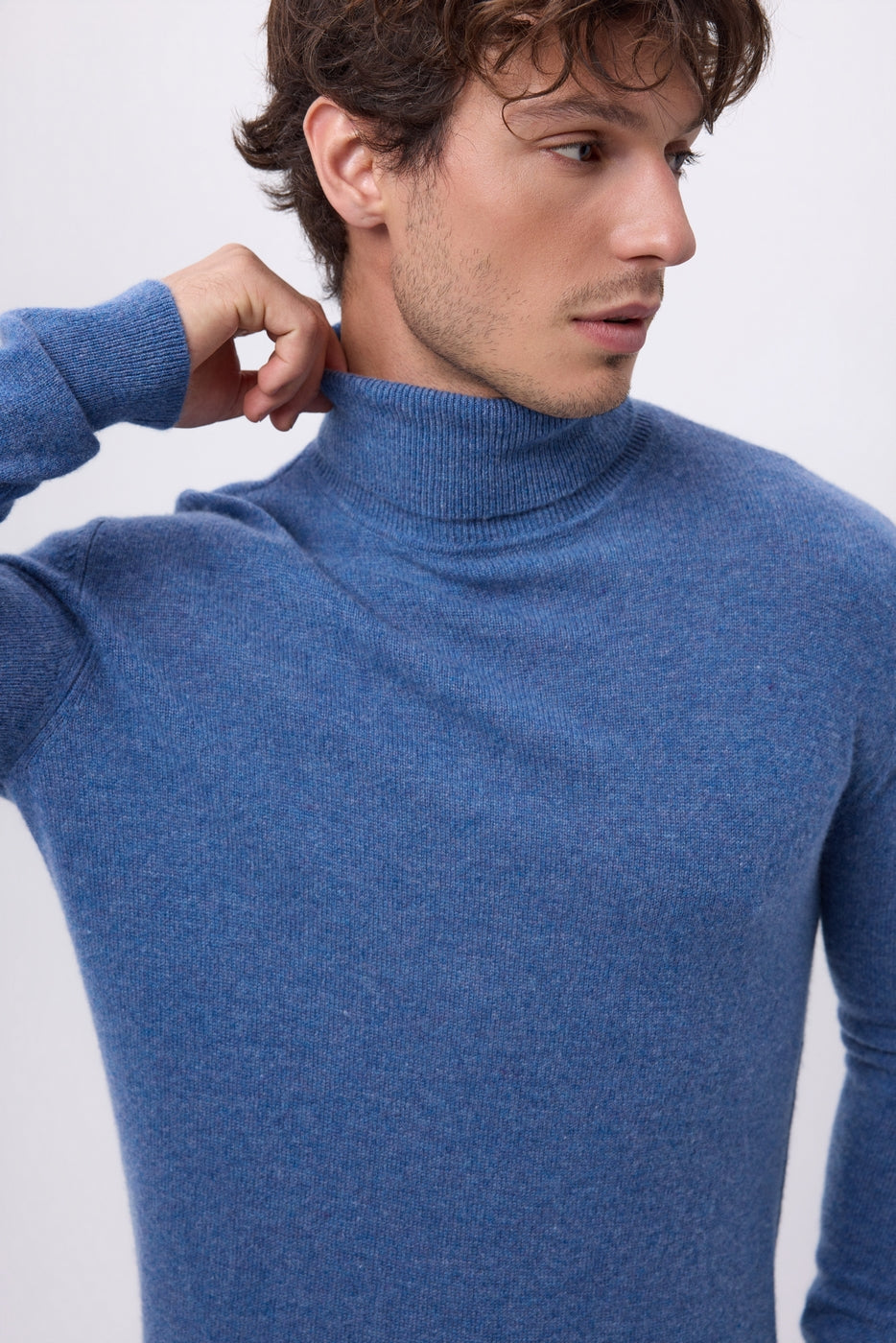 Cuello alto Harry - Azul vaquero - Hombre