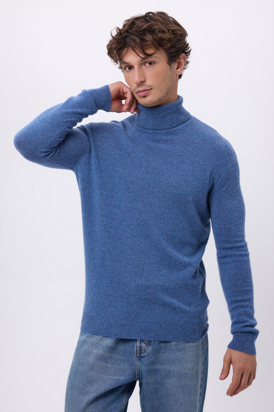 Cuello alto Harry - Azul vaquero - Hombre