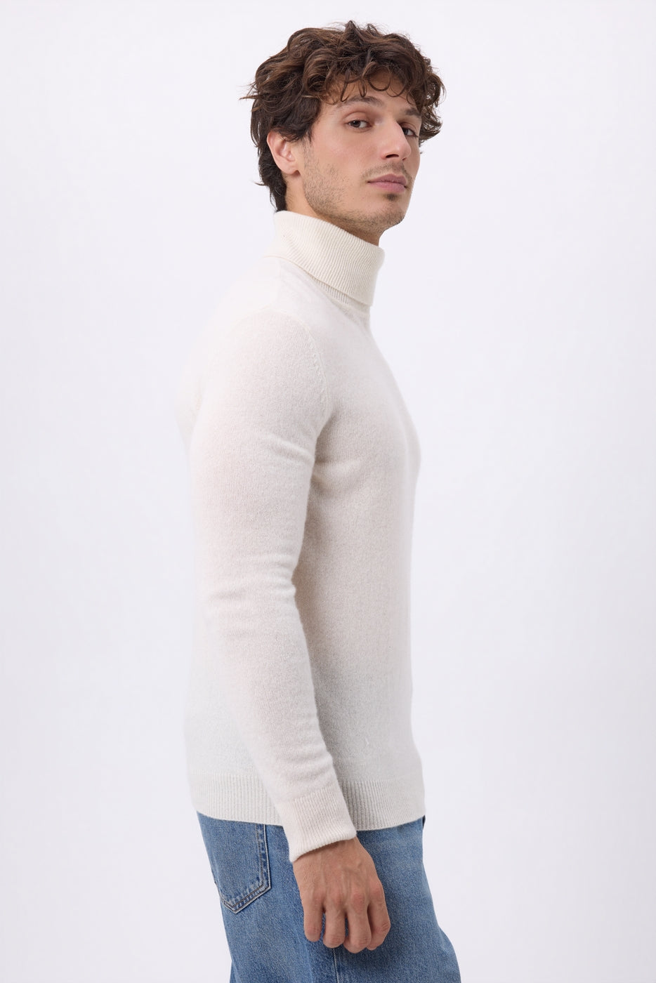 Col Roule Harry - Blanc - Homme