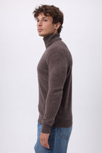 Cuello alto Harry - Marrón jaspeado - Hombre