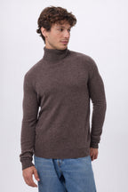 Cuello alto Harry - Marrón jaspeado - Hombre