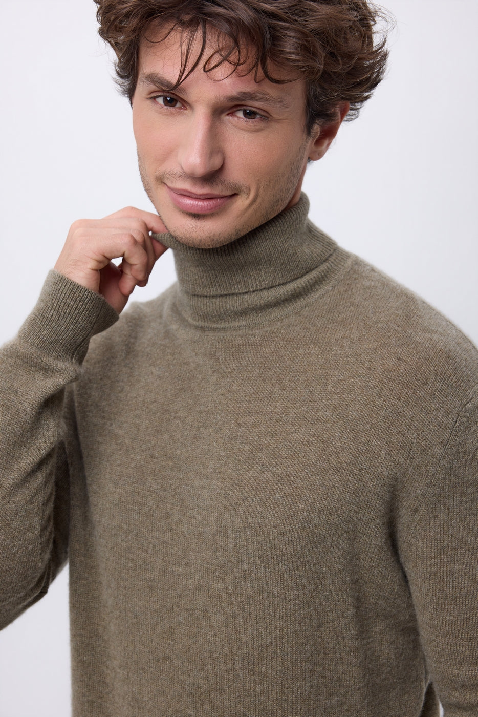Col Roule Harry - Khaki Chine - Homme