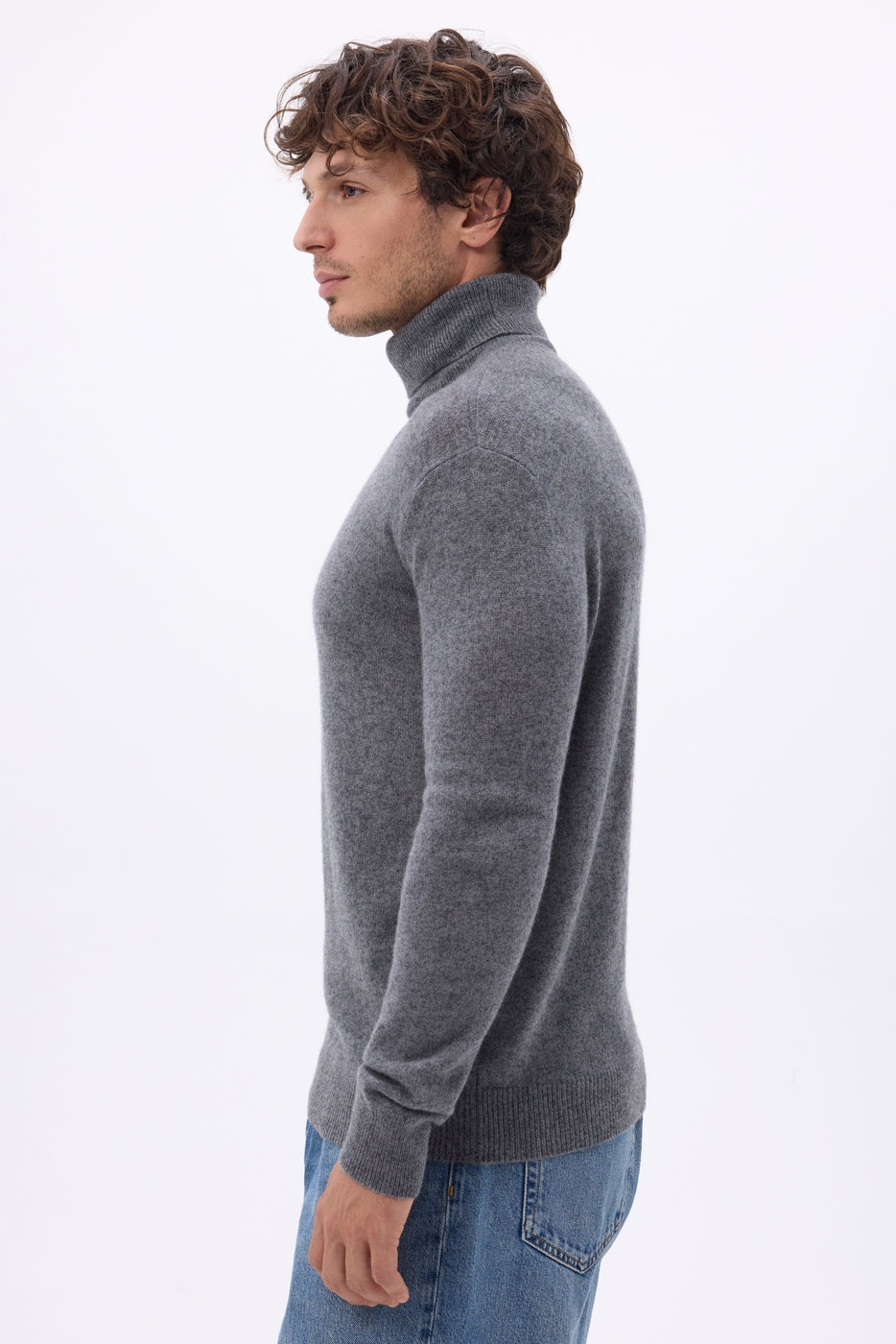 Col Roule Harry - Gris Fonce - Homme