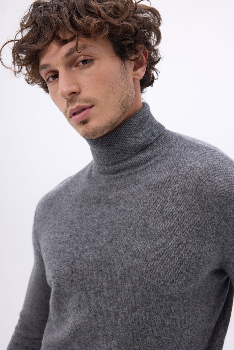 Col Roule Harry - Gris Fonce - Homme