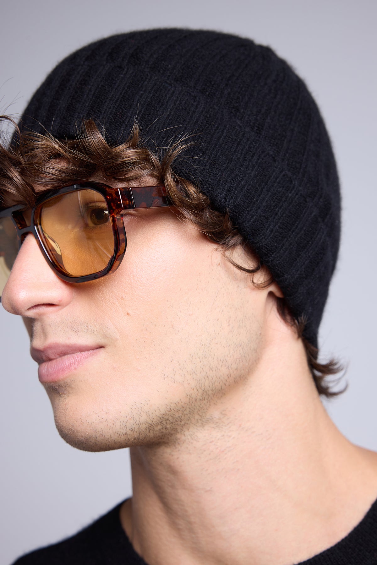 Berretto Unisex Hat - Nero - Unisex - 100% Cashmere