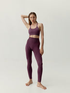 Legging Hatha - Betterave - Femme