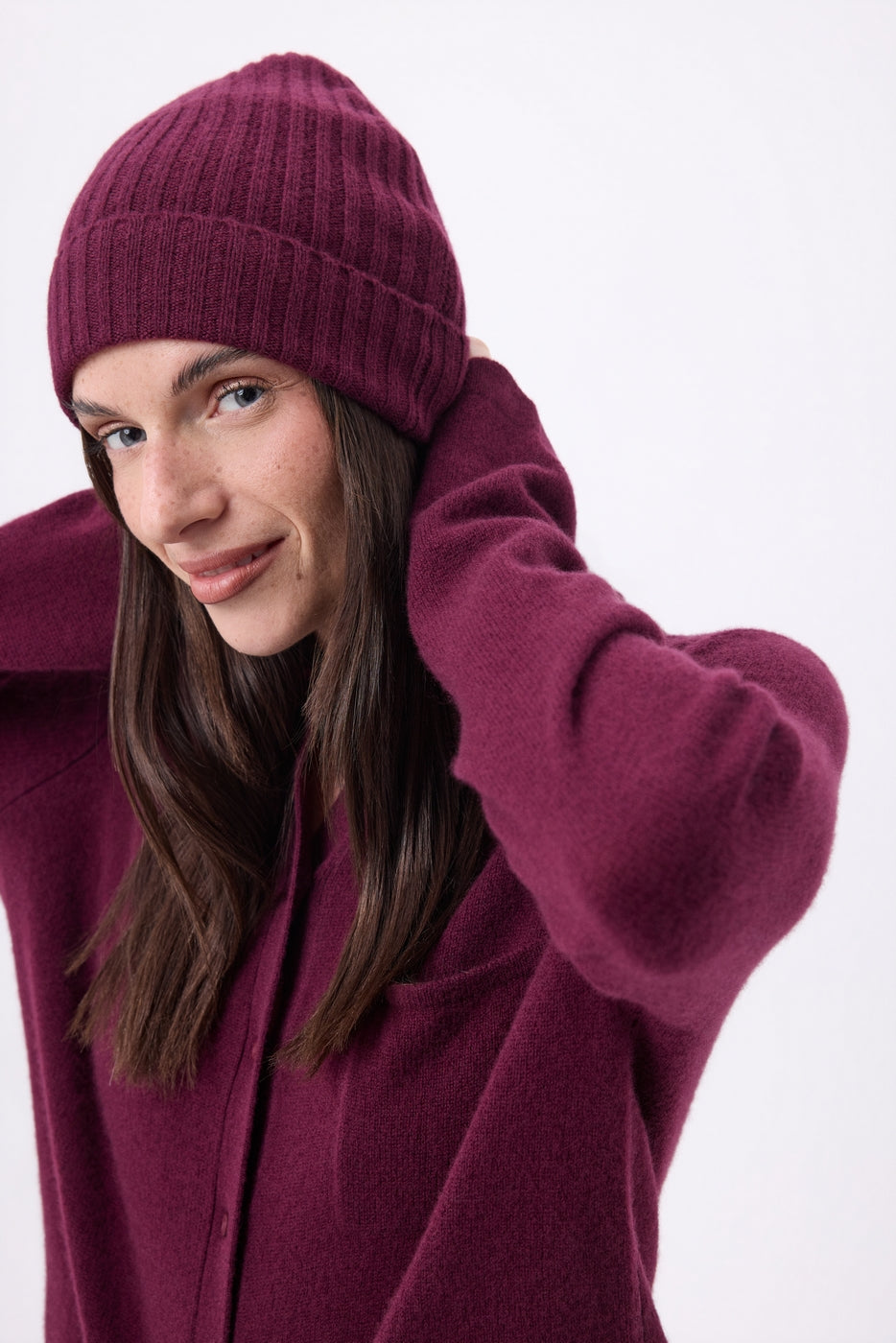 Gorro - Color vino - Unisex