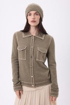 Bonnet Hat - Khaki Chine - Mixte