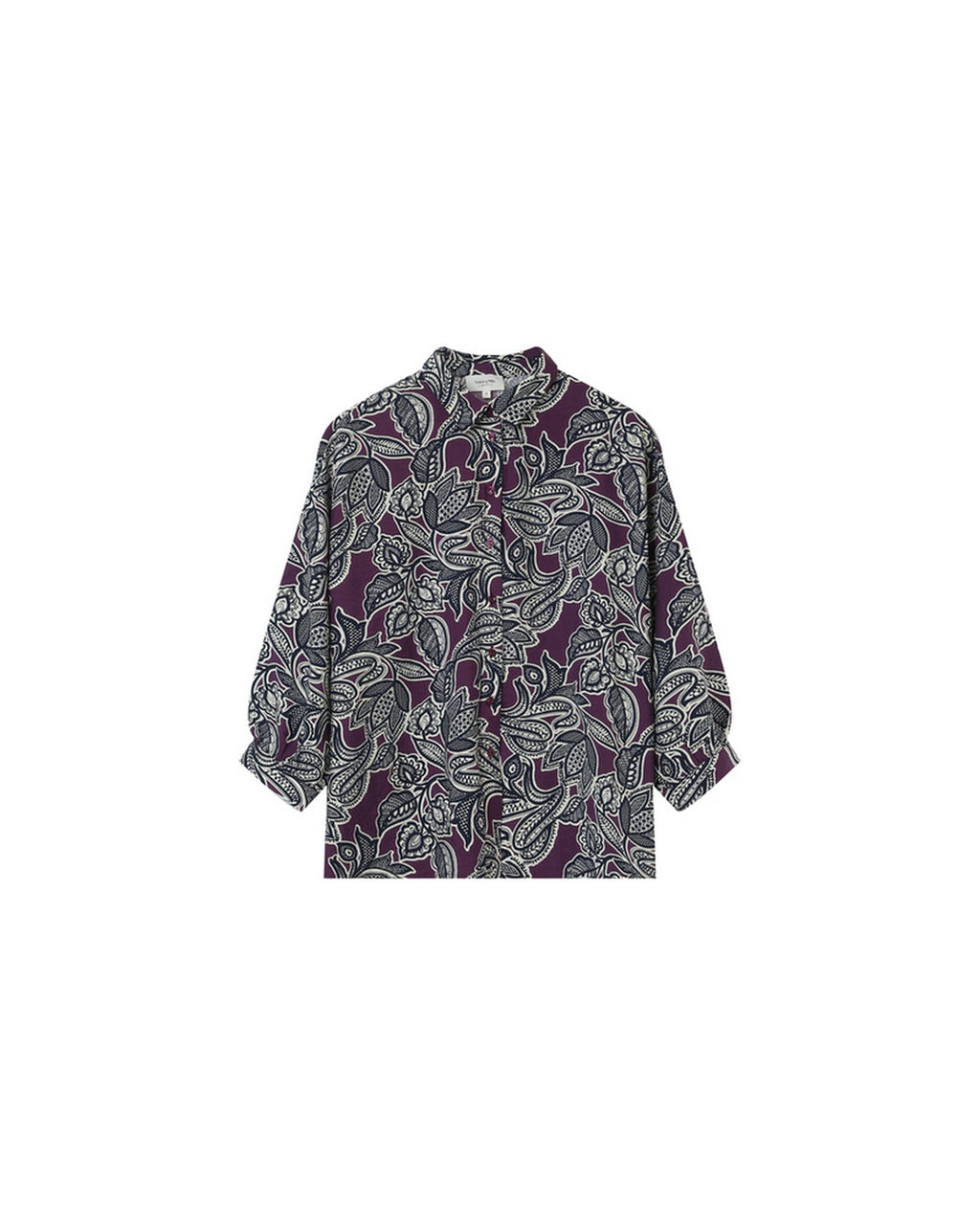 Camisa Hazedine Ciruela