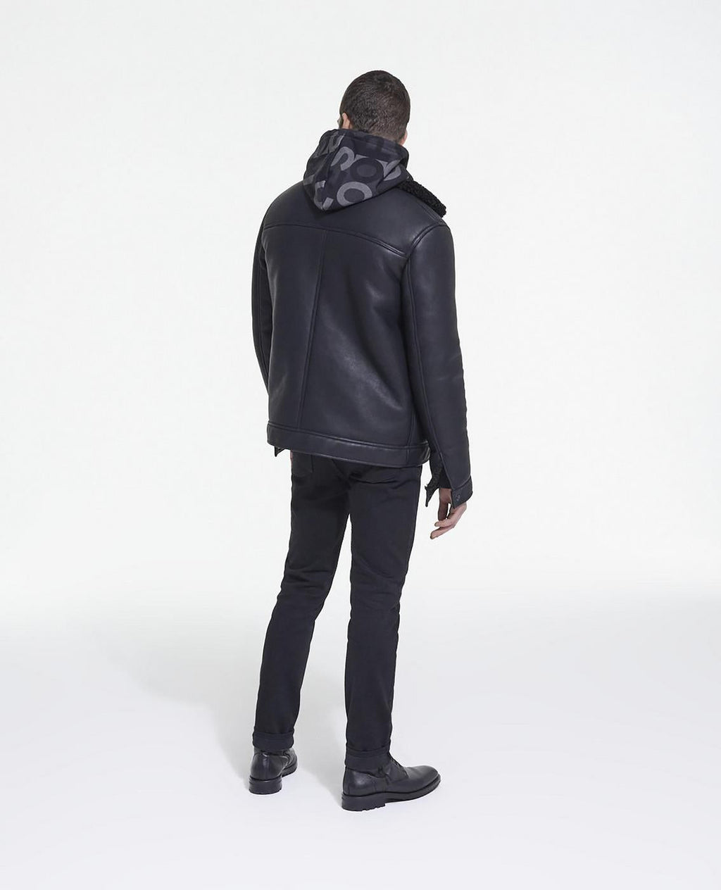 The Kooples - Blouson Biker En Fausse Fourrure - Homme