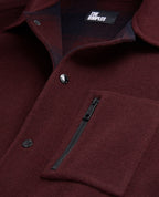 The Kooples - Veste En Laine - Bordeaux - Homme