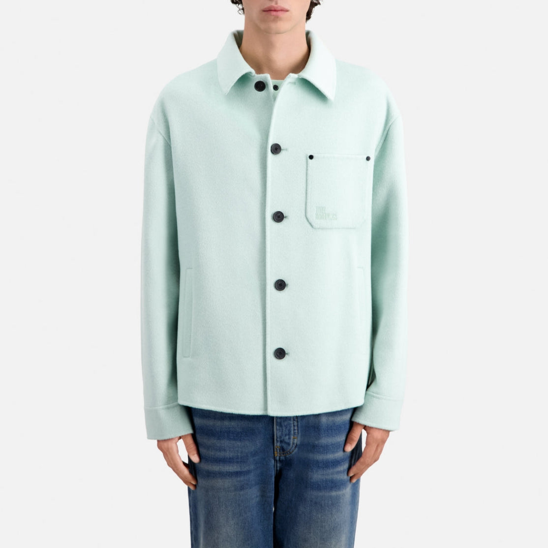 The Kooples - Veste En Laine - Vert D'Eau - Homme