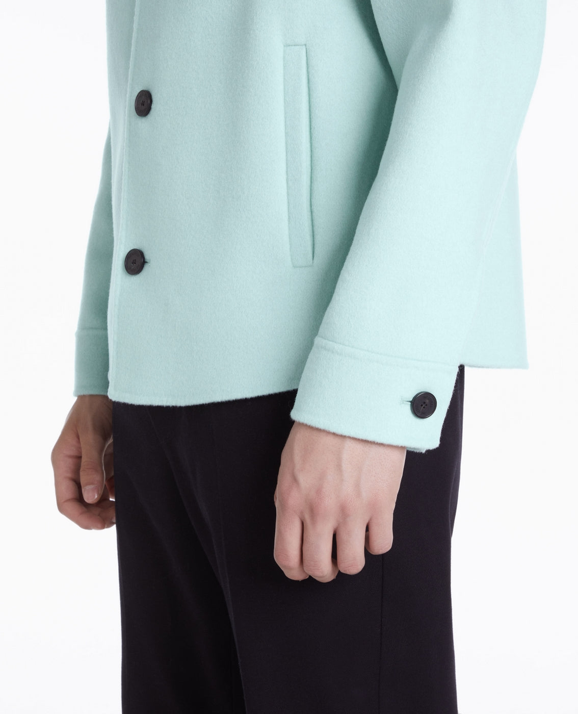 The Kooples - Veste En Laine - Vert D'Eau - Homme