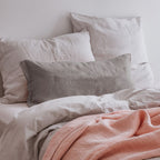 Plain Washed Linen Cushion Cover Hbsmoothie - Storm