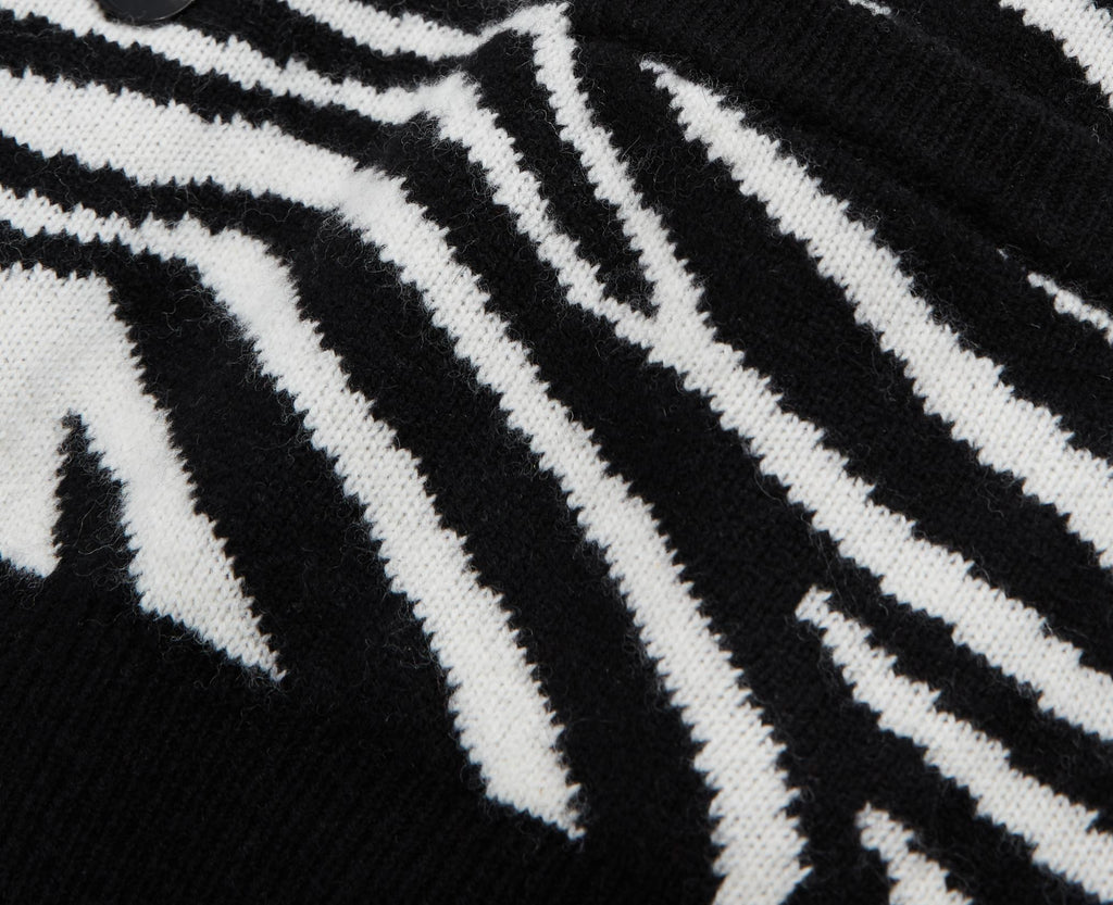 The Kooples - Chaleco De Lana - Negro Y Blanco - Hombre