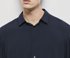 The Kooples - Camisa Decintree Slim Lisa Con Botones Ocultos - Hombre