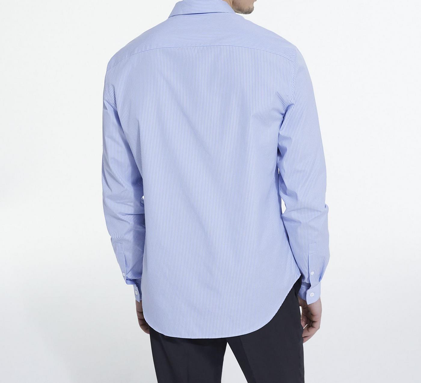 The Kooples - Decintree Slim Striped Shirt With Hidden Button Placket - Men