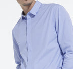 The Kooples - Decintree Slim Striped Shirt With Hidden Button Placket - Men
