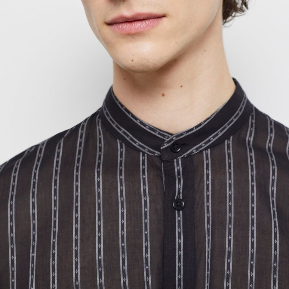 The Kooples - Chemise - Noir Et Blanc - Homme