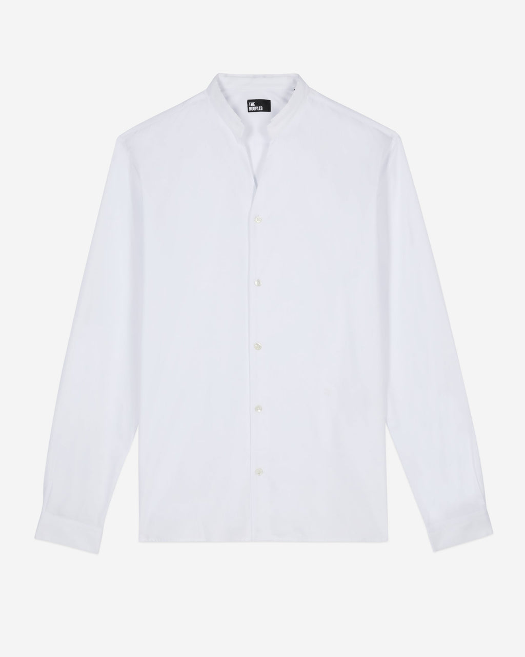 Camisa Manga Larga Cuello Mao