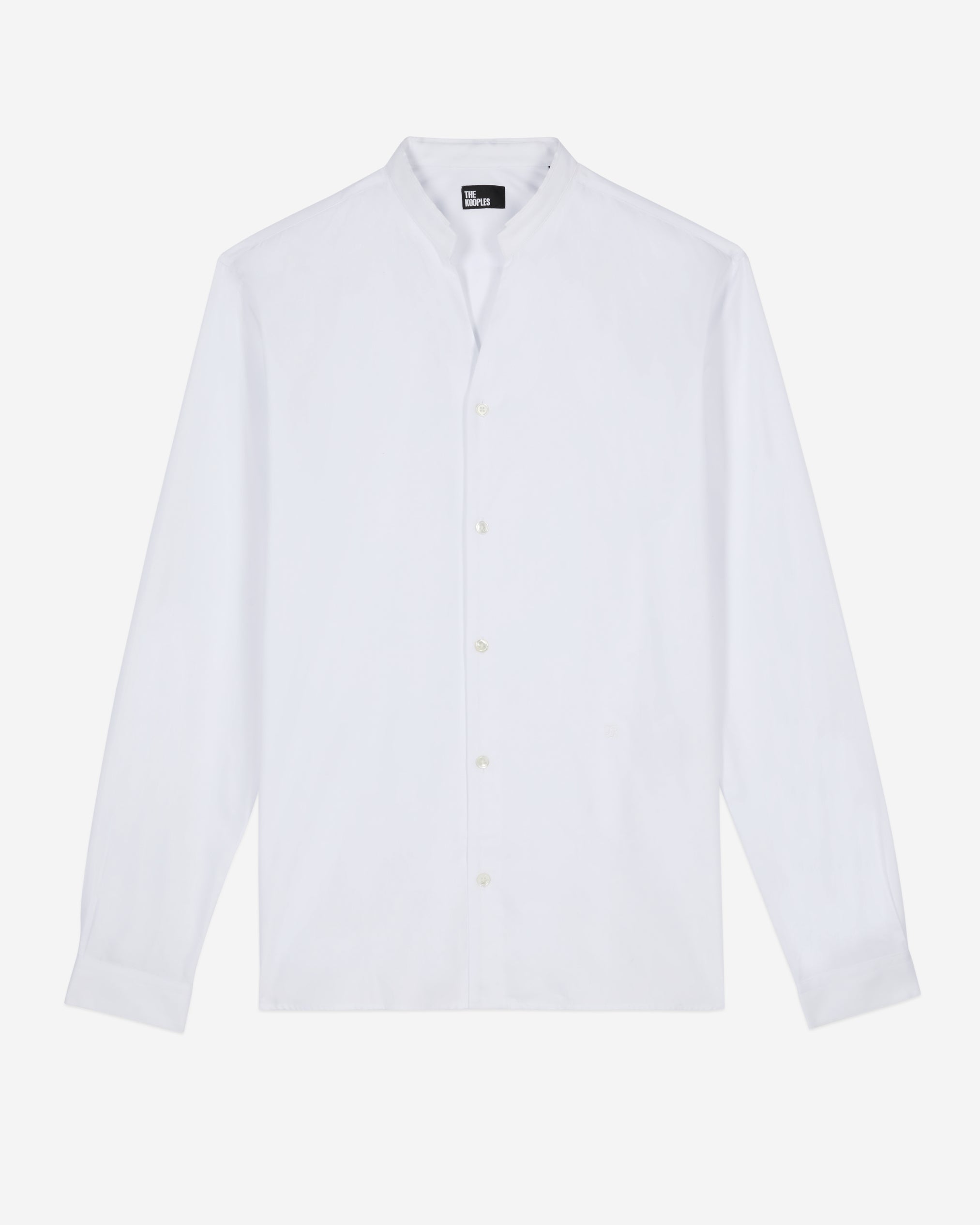 Camisa Manga Larga Cuello Mao