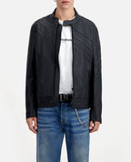 The Kooples - Veste En Cuir D'Agneau - Noir - Homme