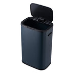 Bote de basura a presión Portland de acero inoxidable - 60 L - Gris