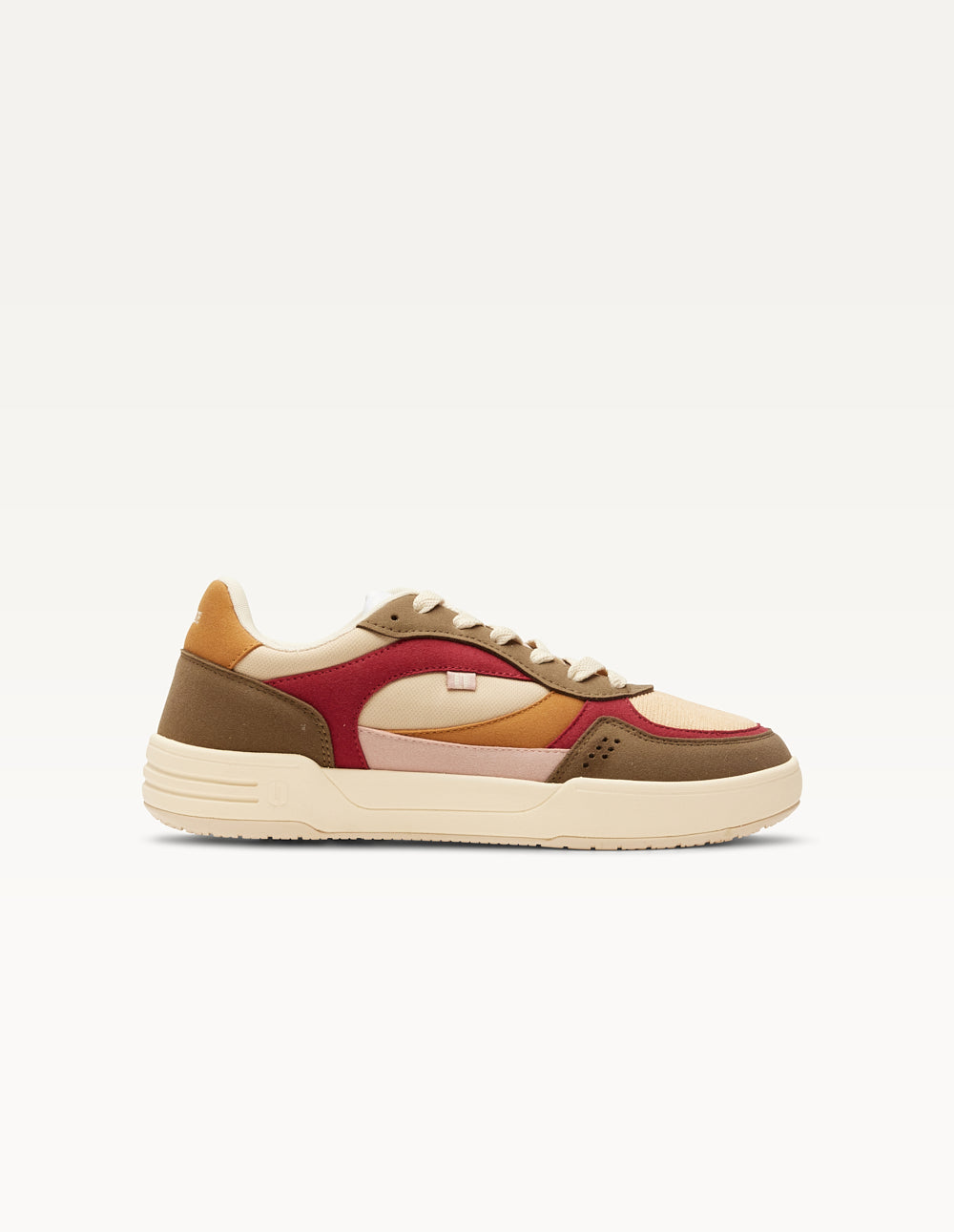 Zapatillas bajas Axelle - Caqui Burdeos Crema - Mujer