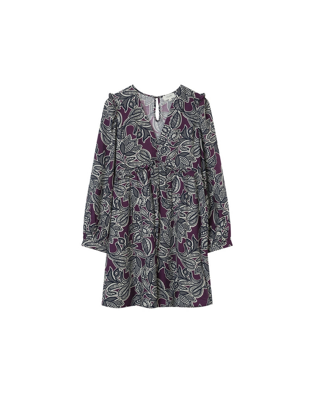 Vestido Corto Hella Ciruela