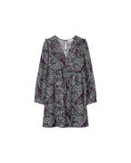 Vestido Corto Hella Ciruela