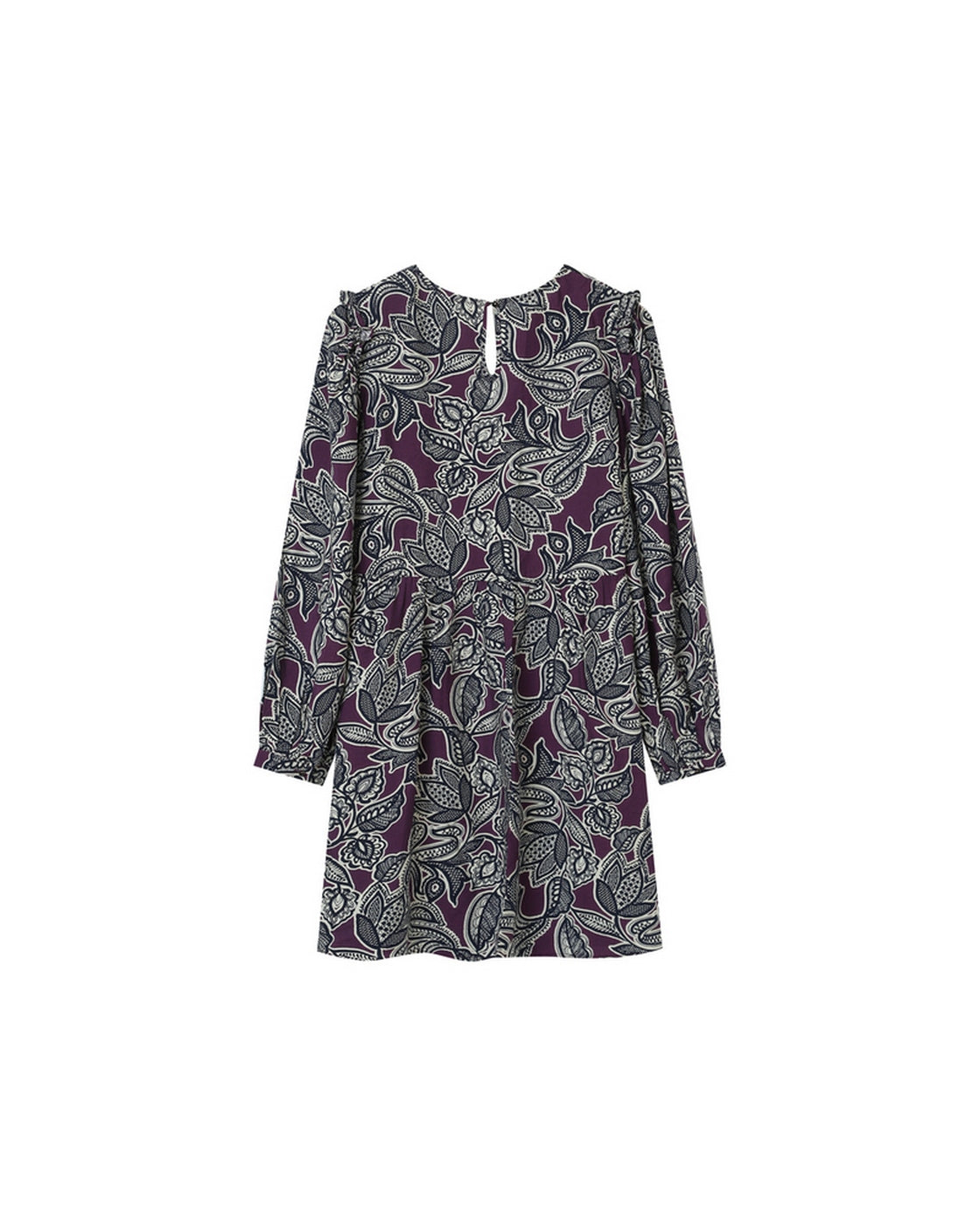 Vestido Corto Hella Ciruela