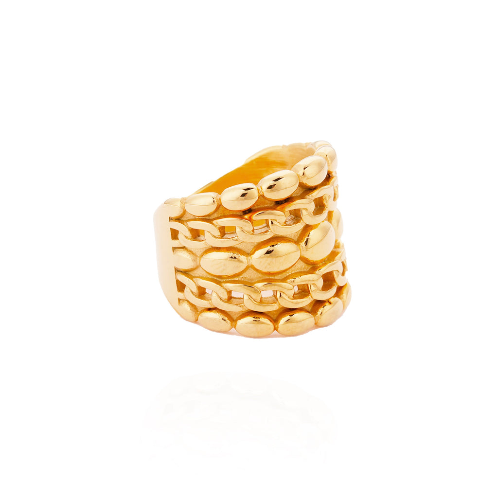 Ring Hellenis Goldfarben