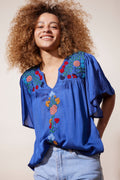 Blouse Heyjoud - Bleu