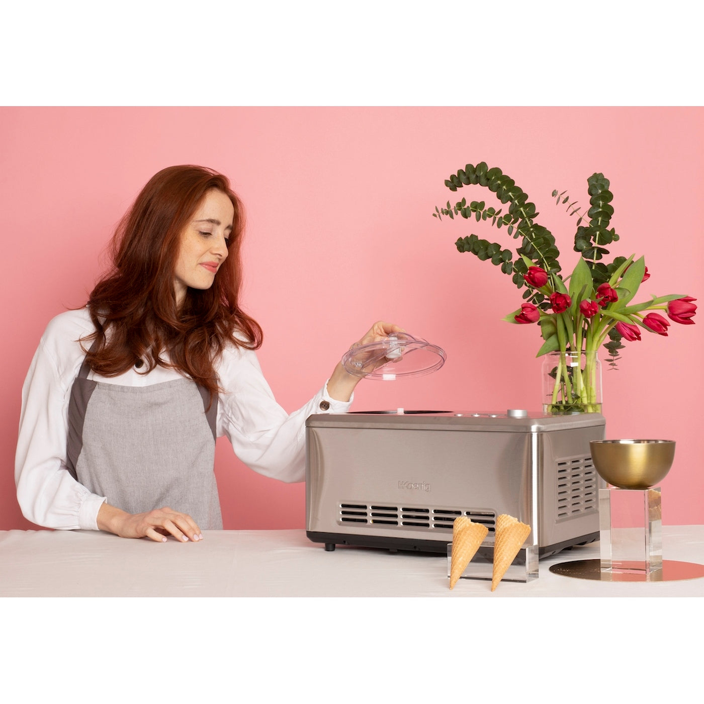 Refrigerating Ice Cream Maker 2L - Stainless Steel