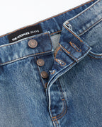 The Kooples - Retro Straight Cut Blue Washed Jeans - Men