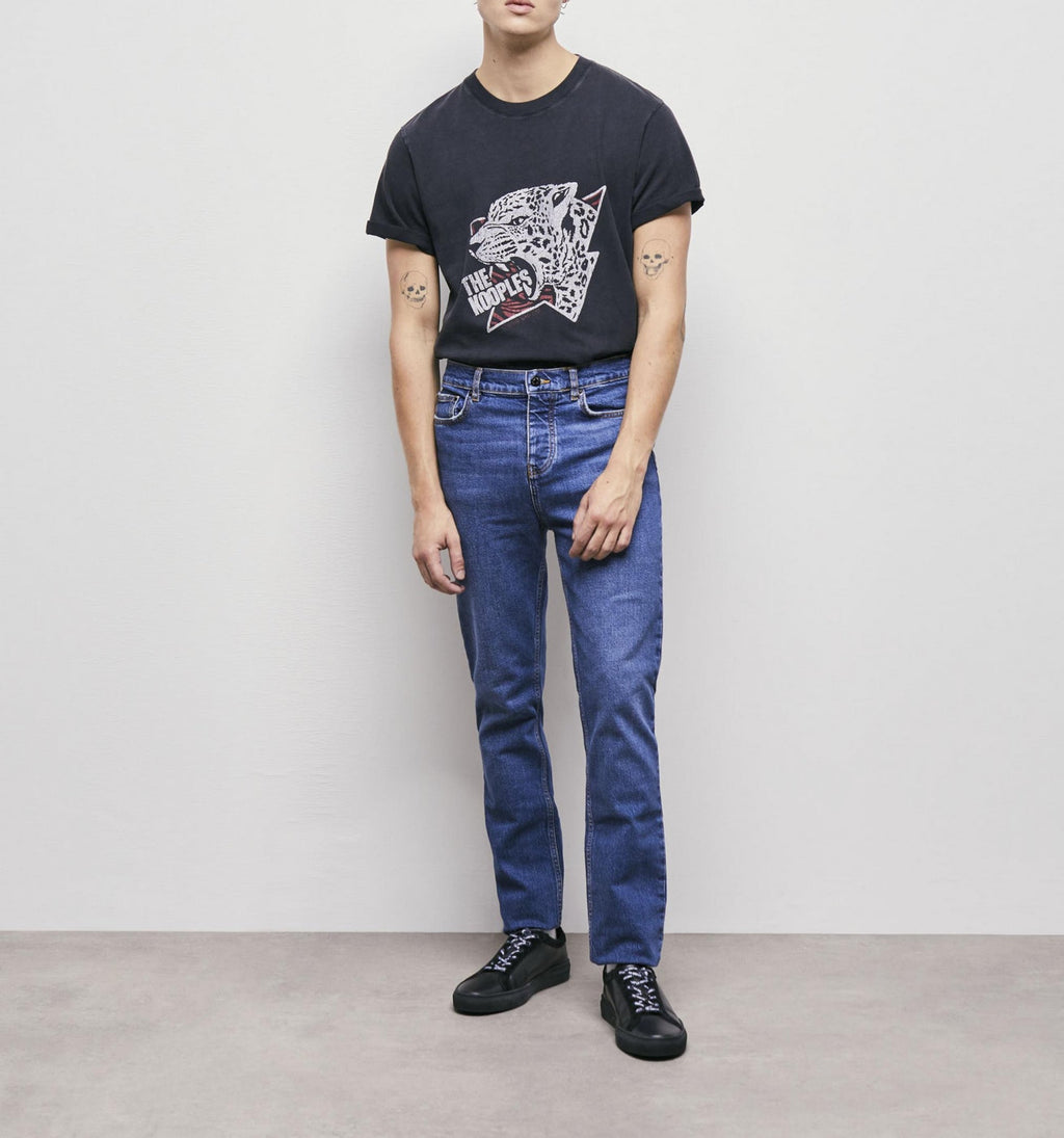 The Kooples - Washed Blue Slim Jeans - Men