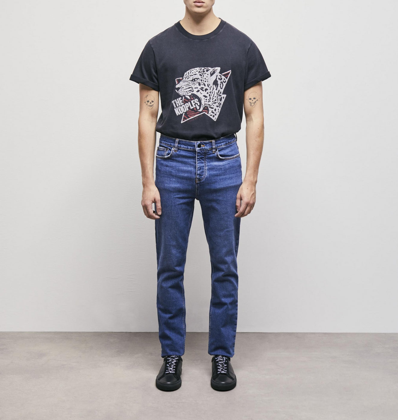 The Kooples - Washed Blue Slim Jeans - Men