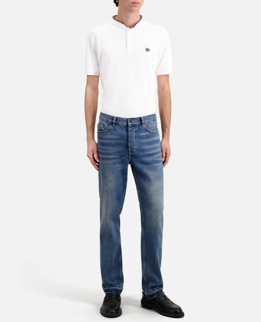 The Kooples - Jean Avec Ourlet Decousu Destroyed - Homme