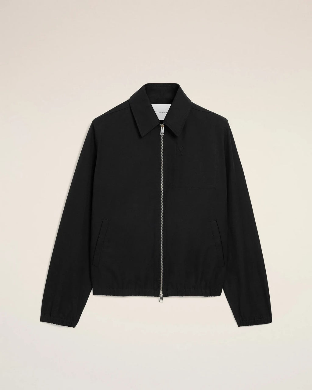 Ami Paris - Blouson Zippé Ami De Coeur En Coton