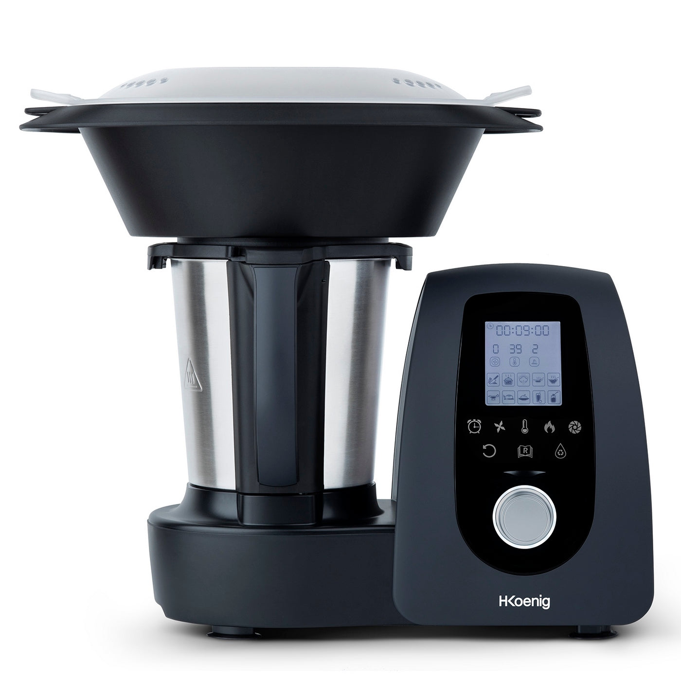 Robot de Cocina con Calefacción - Negro