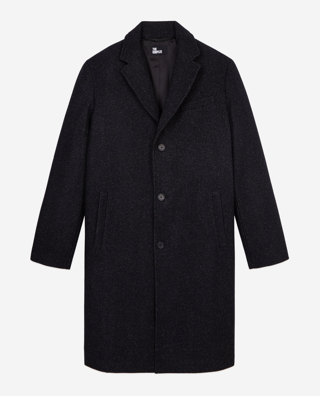 The Kooples - Manteau En Laine - Anthracite - Homme