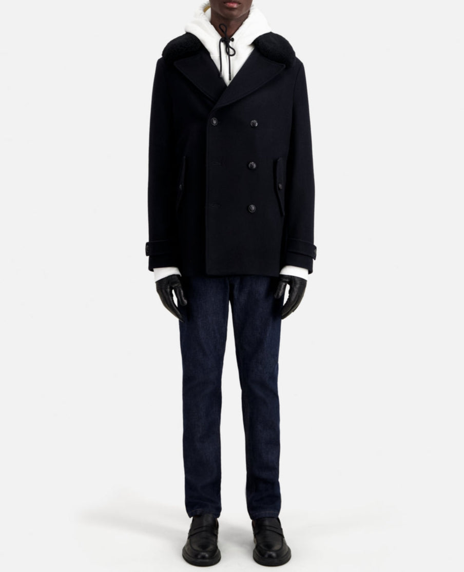 The Kooples - Chaquetón Con Cuello De Pelo De quita y pon - Hombre