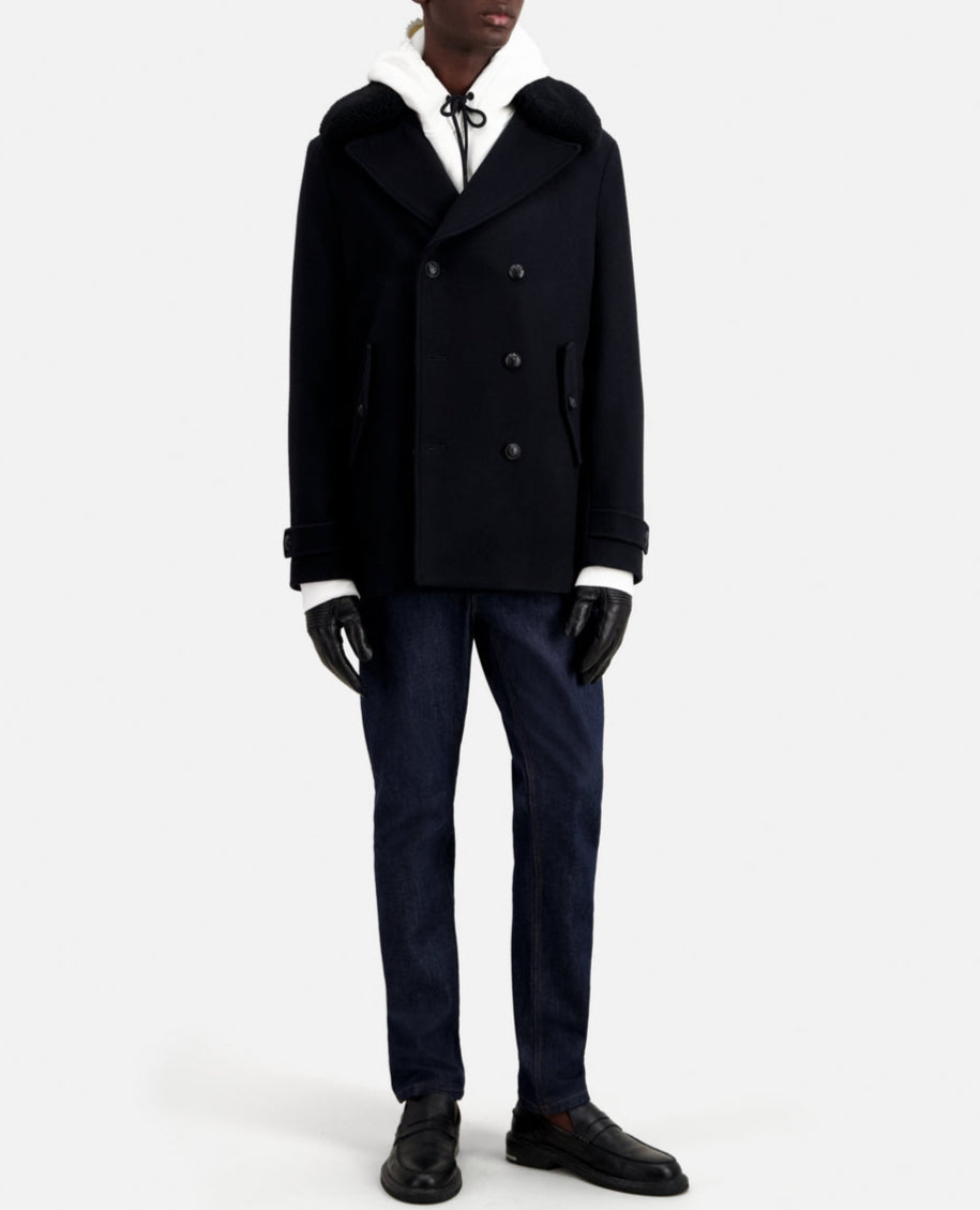 The Kooples - Chaquetón Con Cuello De Pelo De quita y pon - Hombre