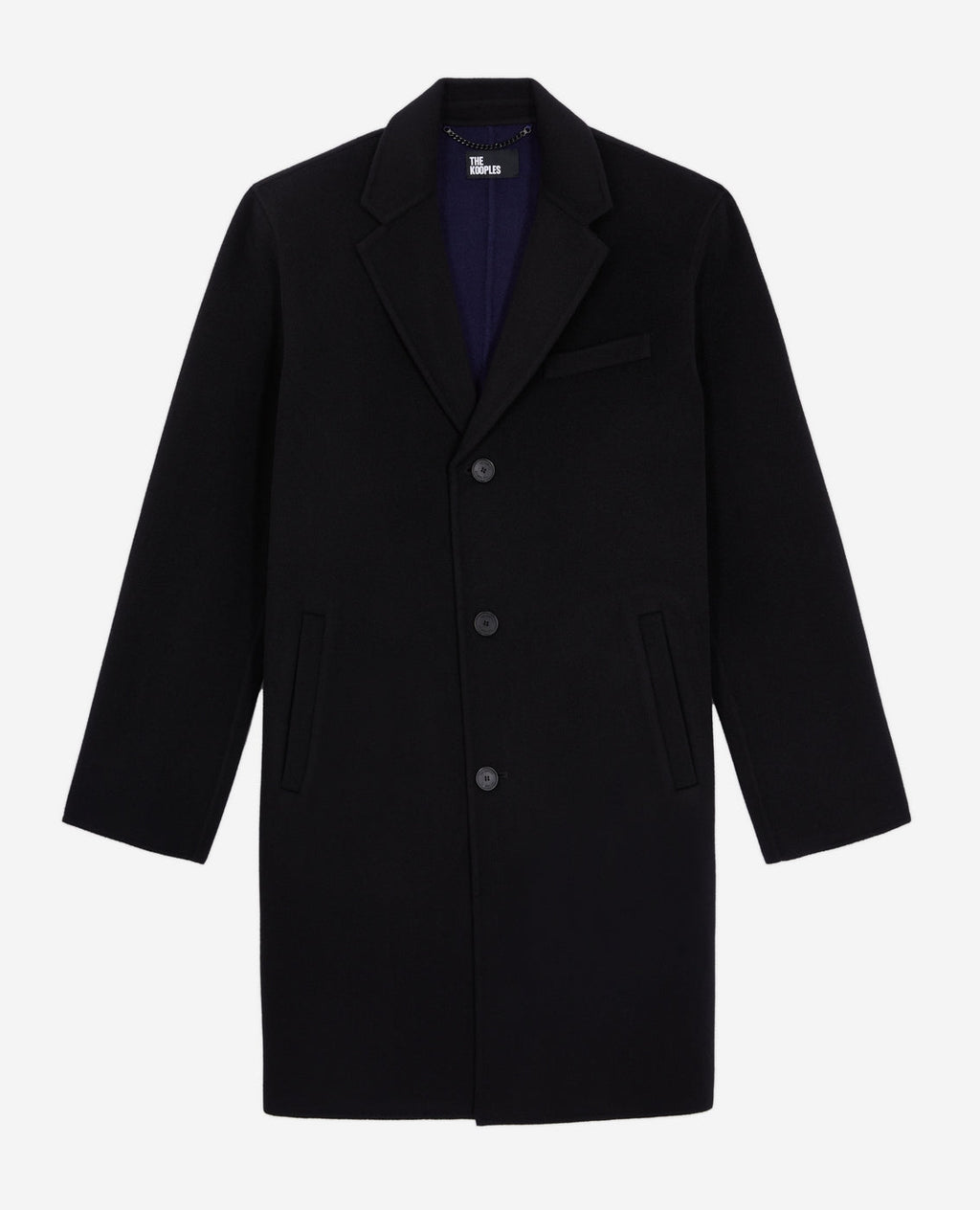 The Kooples - Manteau En Laine - Noir - Homme