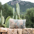 Funda de cojín de lino lavado Hnatureinside - Cactus