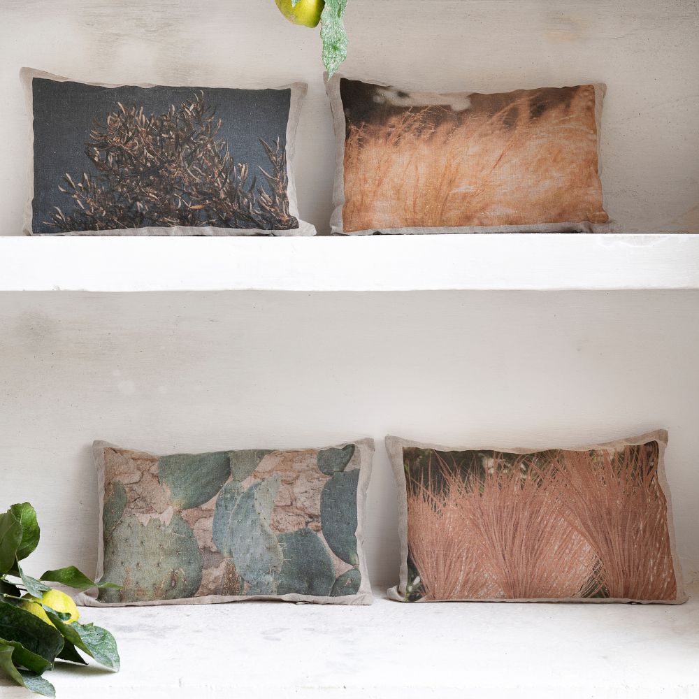 Washed Linen Cushion Cover Hnatureinside - Straw