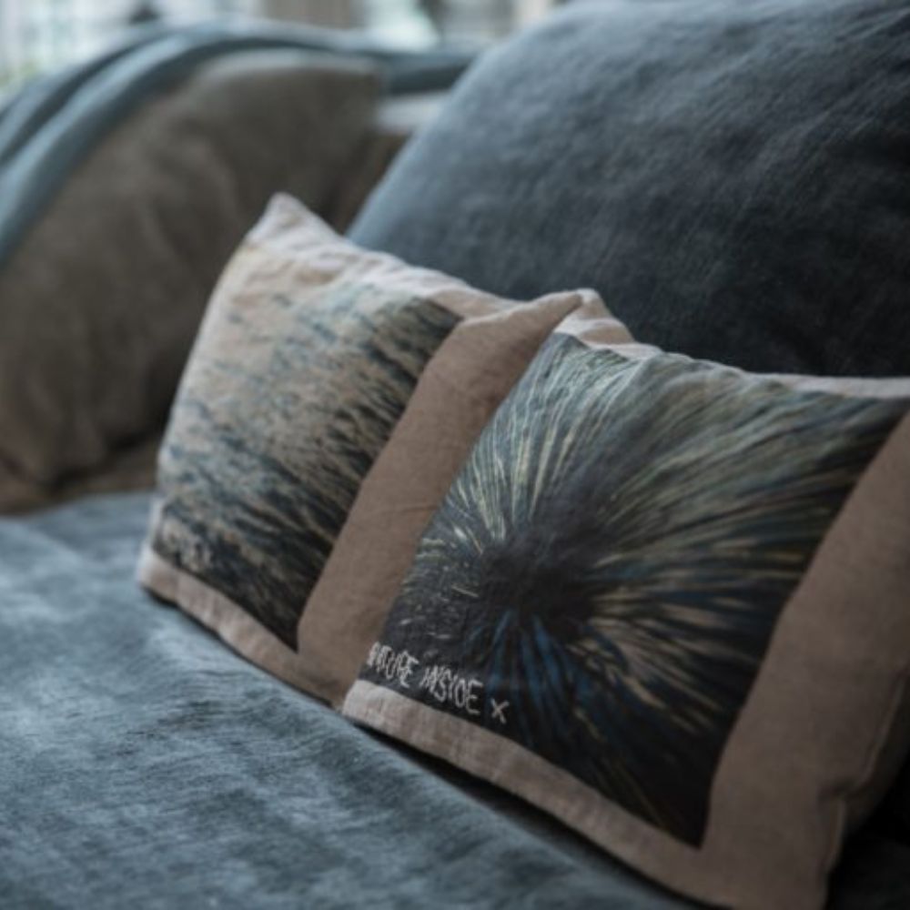 Washed Linen Cushion Cover Hnatureinside - Touk