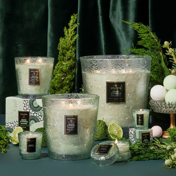 Voluspa Japonica White Cypress Scented Candle